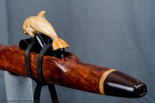 Redwood Burl Native American Flute, Minor, Mid G-4, #J27J (2)